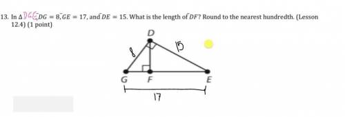 What is the length of DF?