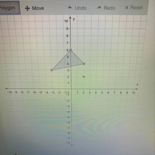 Graph the image of this figure after a dilation with a scale factor of 2 centered at (2, 2).