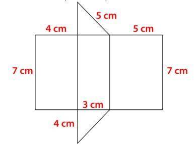 What solid is represented by this net? A. cylinder B. triangular pyramid C. rectangular prism D. tr