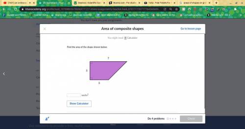 What is the area of shape below NEED HELP NOWWW
