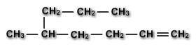 What is the best name for the molecule below? A. 4-propyl-1-pentene B. 4-methyl-6-heptene C. 2-prop