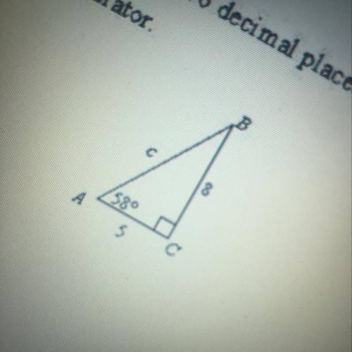 PLEASE HELPP!!!
Find C to two decimal places and find the measure of angle B.