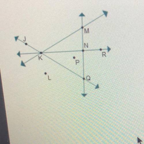 Someone help quick!!!

The diagram shows several points and lines. Which statements are true based