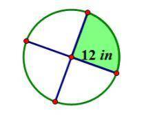 What is the area of the shaded region? (Approximate π to be 3.14)