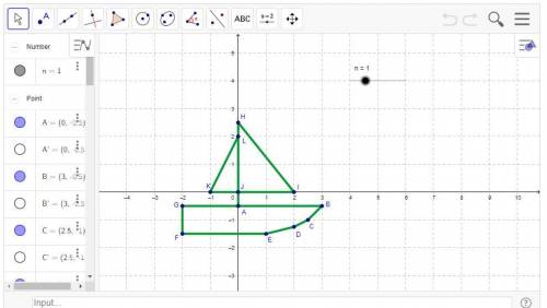 Answer ASAP Measure and record the lengths of two or more line segments in the original logo when n