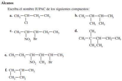 Write the IUPAC name OF THE FOLLOWING COMPOUNDS