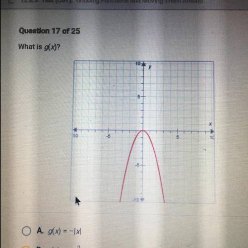 What is g(x)?
Please help