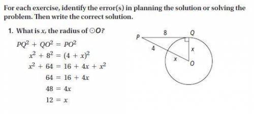 Please answer asap this person made a mistake what is the error and correct solution to this proble