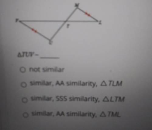 state if the triangles in each pair are similar. If so State how you know they are similar and comp