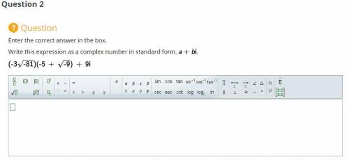 Write this expression as a complex number in standard form