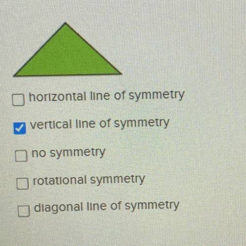Which type(s) of symmetry does the following object have?
Select all that apply.
