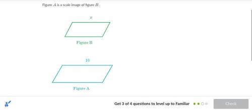 Figure a is a scale image of figure b. Figure a maps to figure b with a scale factor of 0.75 What i