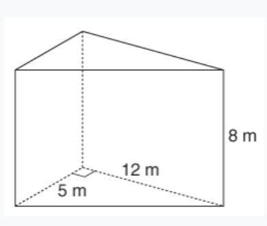 HELP PLEASE...Find the volume of this triangular prism. Enter only the numerical part of your answe