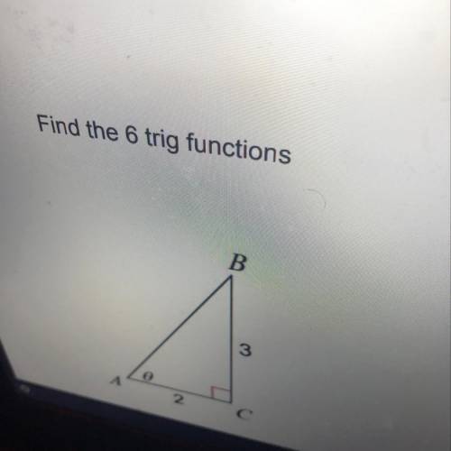 Find the 6 trìg functions
