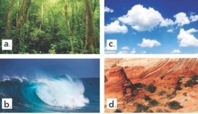 Which photo represents the geosphere?