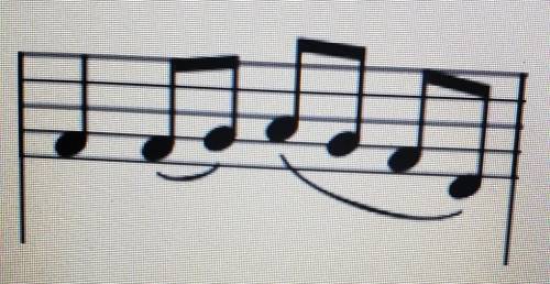 Which ones are the eighth notes?