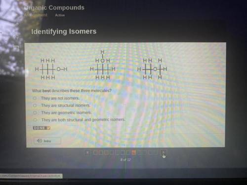 What best describes these three molecules?