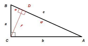 3. The Similar Triangle Method (9 points total) To prove that the Pythagorean theorem works, leave
