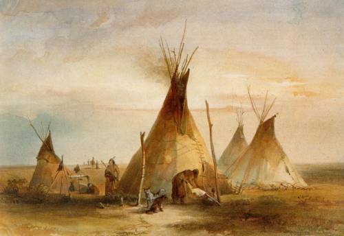 Why did the Sioux live in structures like those depicted in the image?

Choose 1 (Choice A)