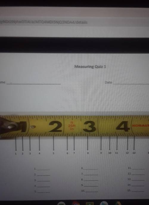 How to do the measuring