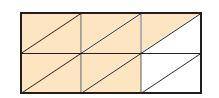 Write a proper fraction to represent the shaded part. If an improper fraction is appropriate, writ