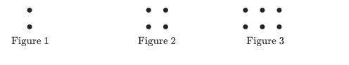 What would be the fourth and fifth figures? How many dots will be in the 100th figure?