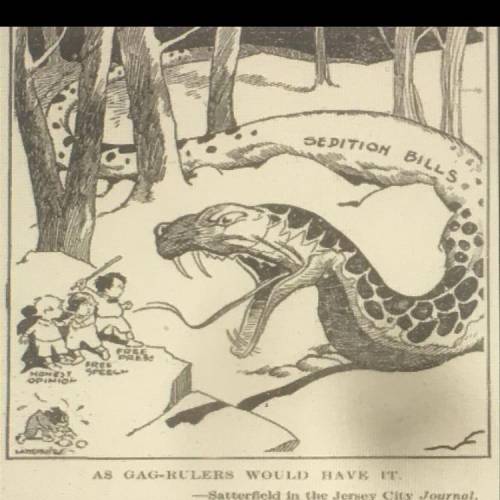 What does the snake and the children represent in the sedation act?