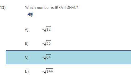 Which number is IRRATIONAL?