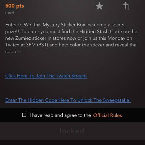 (see the pic) what is the zumiez hidden stash code for the sticker mystery box?