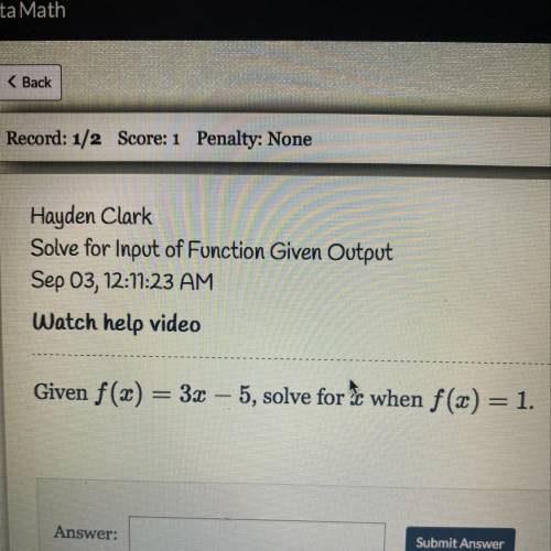 Algebra 2 Help! Please help.