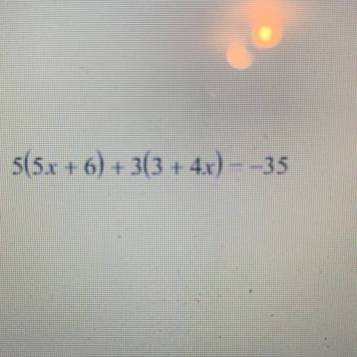 Can you help me solve this equation?