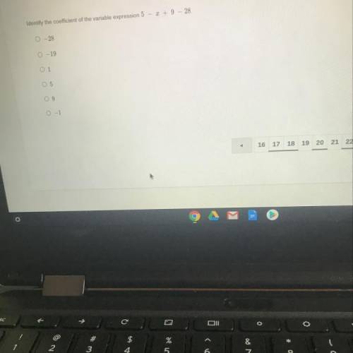What is the coefficient