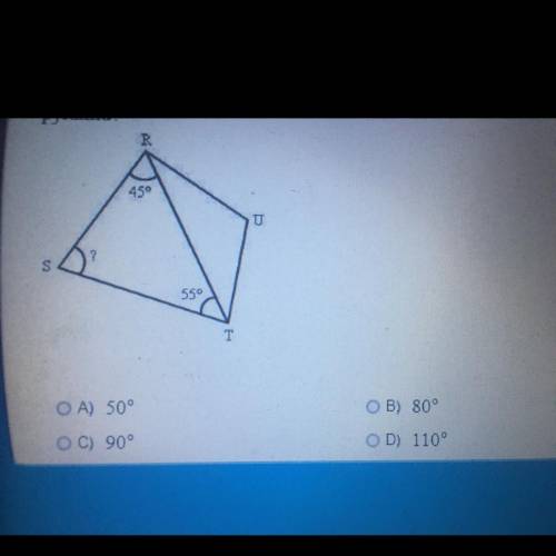 PLEASE HELP 
What is the measure of the unknown acute angle on the face of this
pyramid?