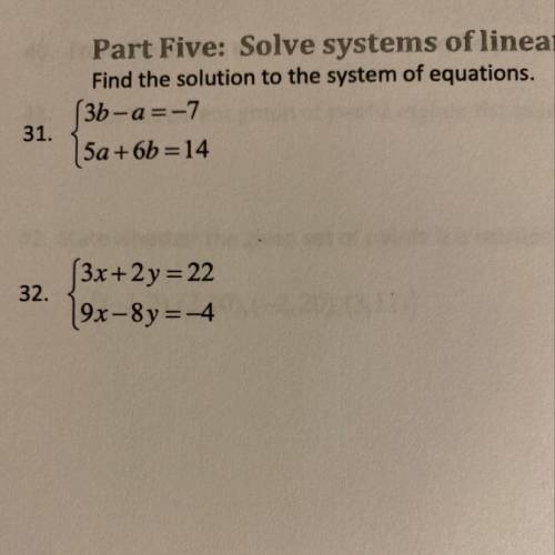 Please help me find the solutions! WILL MARK BRAINLIEST