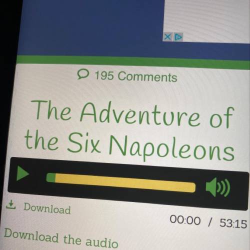 The adventure of the six napoleons book summary pls 
(A 5 sentence summary)