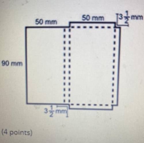 Please explain how to solve this

A chocolate bar measures 50 mm wide, 90 mm long and 3 1/2 mm hig