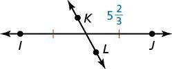25 POINTS SIMPLE Identify the segment bisector of IJ. THen find IJ.