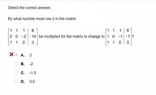 PLEASE HELP PRECALC WHAT IS THE SECOND ROW MULTIPLIED BY?