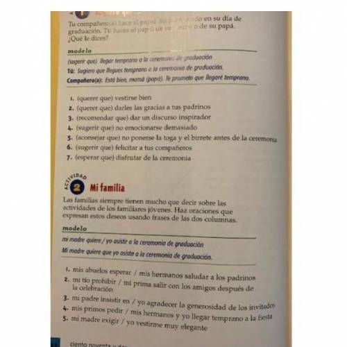 Please help, This is spanish 5/6 advanced
