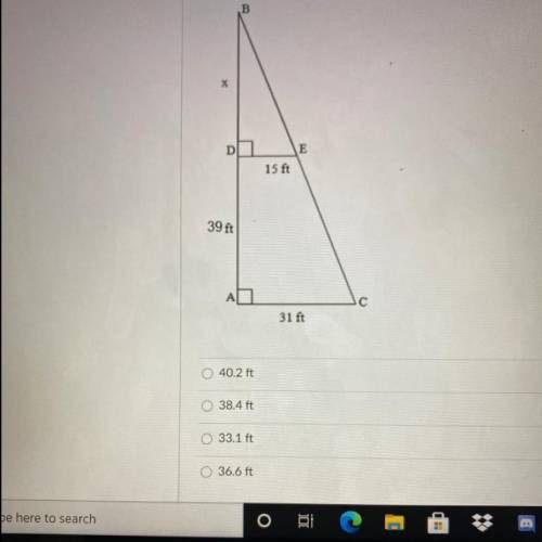 Help I need to solve for x