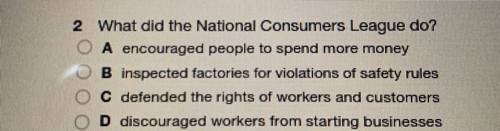 What did the National Consumers League do?