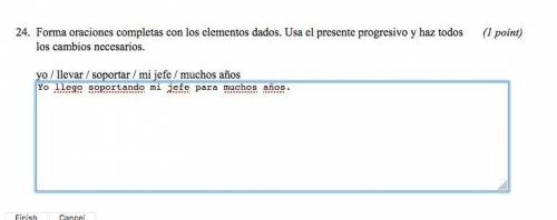 PLEASE check my Spanish answers! Urgent!