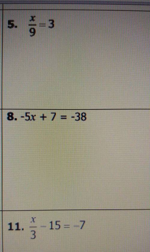 Please help me solve all three of these..