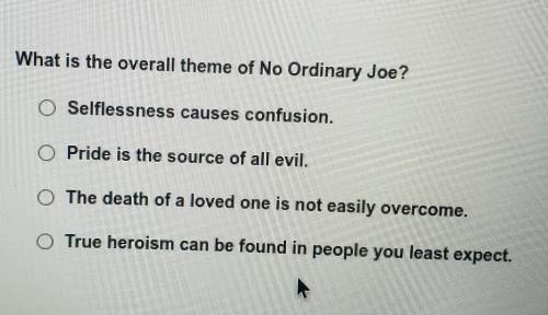 Whats the overall theme of no ordinary joe