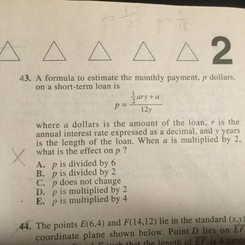 Question 43 please. I would also appreciate it if you could explain your steps. Thank you