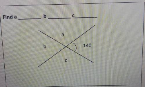 How to solve for a b and c