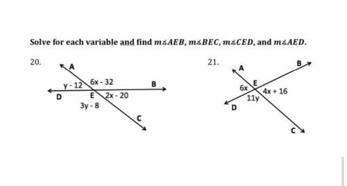 (look at image) can i get help with #21?