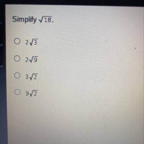 Simplify 18.please help