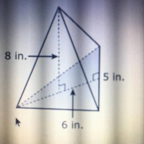 What is the volume of this pyramid in cubic inches