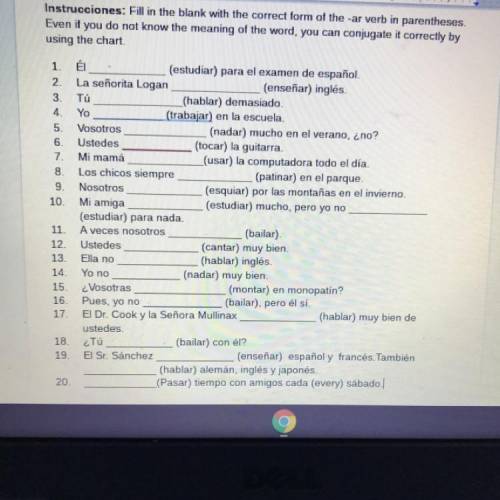 I need help with the answers